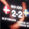 Đan Mạch và Thụy Điển hòa nhau 2-2 để loại Italy ở EURO 2004 (Nguồn: Goal.com)