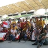 Các đội sinh viên Việt Nam trên trường đua Sepang (Nguồn: PV/Vietnam+)