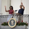 Vợ chồng Tổng thống Mỹ Barack Obama (Nguồn: Huffington Post)