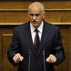 Đại hội đã bầu lại ông George Papandreou, cựu Thủ tướng Hy Lạp, làm Chủ tịch (Nguồn: AFP/TTXVN)
