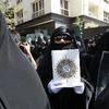 Biểu tình tại Tehran (Iran) phản đối phim phỉ báng đạo Hồi (Nguồn: AFP/TTXVN)