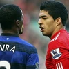 Luis Suarez và Patrice Evra hy vọng sẽ làm hòa ở trận đấu tại Anfield tối mai (Nguồn: Getty Images)