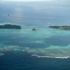 Một số đảo thuộc chuỗi đảo Solomon nhìn từ trên cao (Nguồn: AFP)