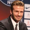 Beckham không ra sân nhưng vẫn tới Valencia cổ vũ cho các đồng đội (Nguồn: AFP)