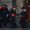 Các hồng y tới Vatican tham dự Mật nghị bầu Giáo hoàng (Nguồn: AFP)
