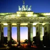 Cổng Brandenburg ở Berlin, một biểu tượng của nước Đức.