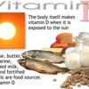 Thực phẩm có chứa nhiều vitamin D. (Ảnh: Internet)