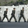 Các binh sĩ Triều Tiên. (Ảnh: Reuters)