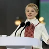 Đương kim Thủ tướng Yulia Timoshenko kêu gọi cử tri bỏ phiếu ủng hộ cho mình. (Ảnh: AP)