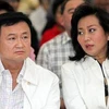 Vợ chồng cựu thủ tướng Thái Lan thời ông Thaksin còn đương chức. (Ảnh: Topnews) 