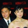 Vợ chồng Lương Triều Vy, Lưu Gia Linh. (Nguồn: Internet)