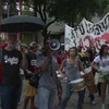 Những người biểu tình ở Rio de Janeiro. (Nguồn: BBC)
