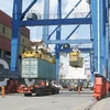 Hàng hóa xuất nhập khẩu qua Tân Cảng-Cát Lái. (Ảnh: Internet)