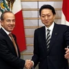 Thủ tướng Nhật Bản Yukio Hatoyama và Tổng thống Mexico Felipe Calderon. (Ảnh: AP)