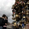 Cây cầu tình yêu ở Rome (Ảnh: Internet)