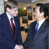 Thủ tướng Nguyễn Tấn Dũng gặp gỡ Chủ tịch Ngân hàng Thế giới Robert B Zoellick. (Ảnh: Đức Tám/TTXVN)