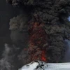 Tro bụi từ núi lửa Eyjafjallajokull ở Iceland ngày 16/5. (Ảnh: Reuters)