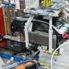 Mẫu xe BMW i3 đang được sản xuất tại nhà máy Leipzig. (Nguồn: worldcarfans.com)