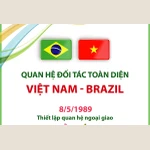 Những cột mốc đáng chú ý trong quan hệ Đối tác toàn diện Việt Nam-Brazil