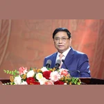 Thủ tướng Phạm Minh Chính dự Lễ trao Giải Búa liềm Vàng lần thứ VIII-năm 2023