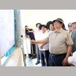 Hình ảnh Thủ tướng kiểm tra tình hình khô hạn tại Ninh Thuận