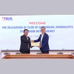 TTXVN tiếp Đoàn đại biểu Câu lạc bộ các Nhà báo Campuchia