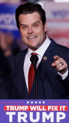 Cựu Hạ nghị sỹ Matt Gaetz - người được Tổng thống đắc cử Donald Trump đề cử làm Bộ trưởng Tư pháp. (Ảnh: Reuters)