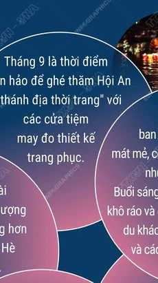 Hội An - điểm đến tuyệt vời nhất cho kỳ nghỉ dưỡng vào tháng Chín này.