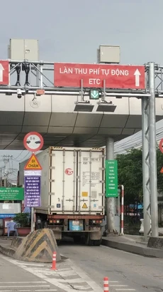 Trạm BOT Phú Hữu. (Nguồn: Pháp luật Thành phố Hồ Chí Minh)