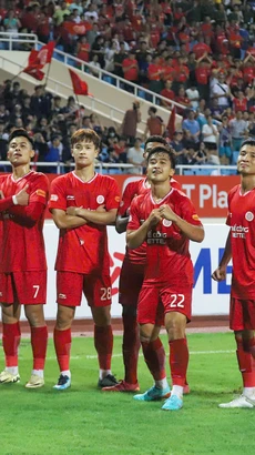 Thể Công-Viettel sẽ thi đấu trên sân Hàng Đẫy trong trận đấu ở vòng 5 V-League 2024-2025. (Ảnh: Việt Anh/Vietnam+)