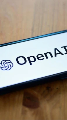 Biểu tượng Tập đoàn công nghệ Mỹ OpenAI. (Ảnh: AFP/TTXVN)