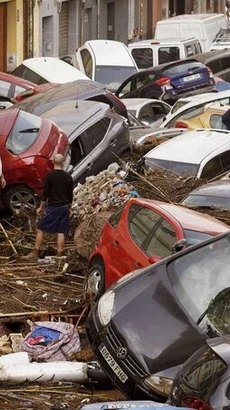 Lũ quét ở Valencia, Tây Ban Nha. (Nguồn: AFP)