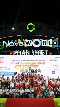 HTV Challenge Cup lần VI diễn ra tại NovaWorld Phan Thiet. (Nguồn: Novaland/Vietnam+)