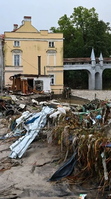 Ngập lụt tại Ladek-Zdroj, Tây Nam Ba Lan ngày 15/9/2024. (Ảnh: PAP/TTXVN)