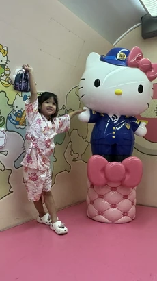 Biểu tượng Hello Kitty tại Nhật Bản. (Ảnh: Phạm Tuân/TTXVN)