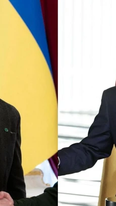 Tổng thống Phần Lan Alexander Stubb (trái) và Thủ tướng Đức Olaf Scholz. (Nguồn; AFP/TTXVN)