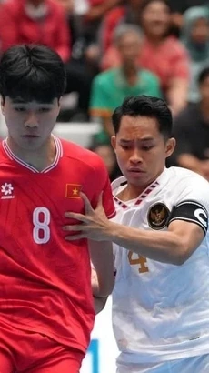 Futsal Việt Nam thua Indonesia ở chung kết. (Nguồn: Galeri Futsal)