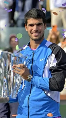 Carlos Alcaraz vô địch Indian Wells 2024. (Nguồn: Getty Images)