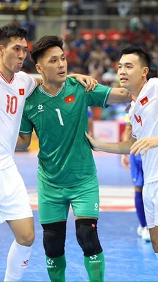 Futsal Việt Nam sẽ giành vé dự World Cup nếu đánh bại Uzbekistan. (Nguồn: VFF)