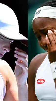 Iga Swiatek và Coco Gauff, hai tay vợt có thứ hạng cao nhất ở Wimbledon đều đã bị loại. (Nguồn: Imago)