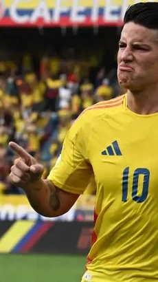 James Rodriguez tỏa sáng giúp Colombia đánh bại Argentina. (Nguồn: Getty Images)