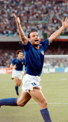 Schillaci, Vua phá lưới World Cup 1990 qua đời ở tuổi 59. (Nguồn: AFP/Getty Images)