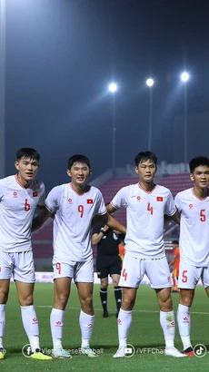 U20 Việt Nam hướng đến chiến thắng trước U20 Guam để củng cố ngôi đầu bảng. (Nguồn: VFF)