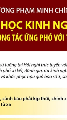 Thủ tướng nêu 5 bài học kinh nghiệm trong công tác ứng phó với thiên tai