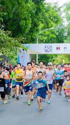 BritCham Fun Run 2024 được đồng hành bởi Trường Đại học Anh Quốc Việt Nam (BUV) và Công ty Kiểm toán KPMG. (Ảnh: BTC)