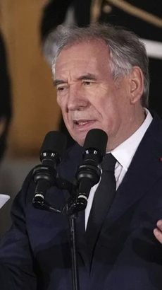 Tân Thủ tướng Pháp Francois Bayrou. (Nguồn: AP)