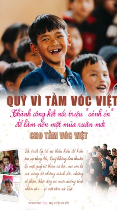 Quỹ Vì Tầm Vóc Việt: Triệu "cánh én" làm nên mùa Xuân mới cho tầm vóc Việt