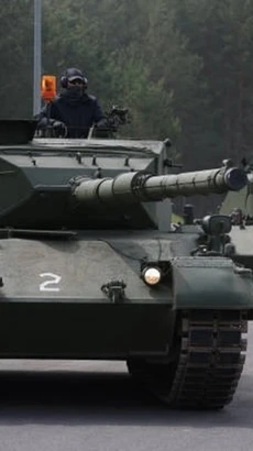 Xe tăng Leopard 1A5 tại căn cứ huấn luyện ở gần Klietz, Đức. (Ảnh: Getty Images/TTXVN)