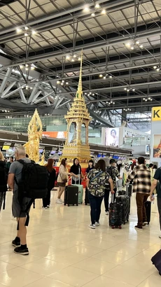 Sân bay Suvarnabhumi. (Ảnh Đỗ Sinh/TTXVN)