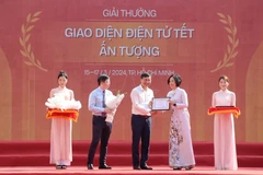 Báo Điện tử VietnamPlus đoạt giải A hạng mục "Giao diện điện tử Tết ấn tượng" 